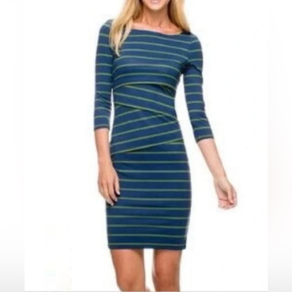 J. McLaughlin Nicola Catalina Cloth Striped Dress Size XS
